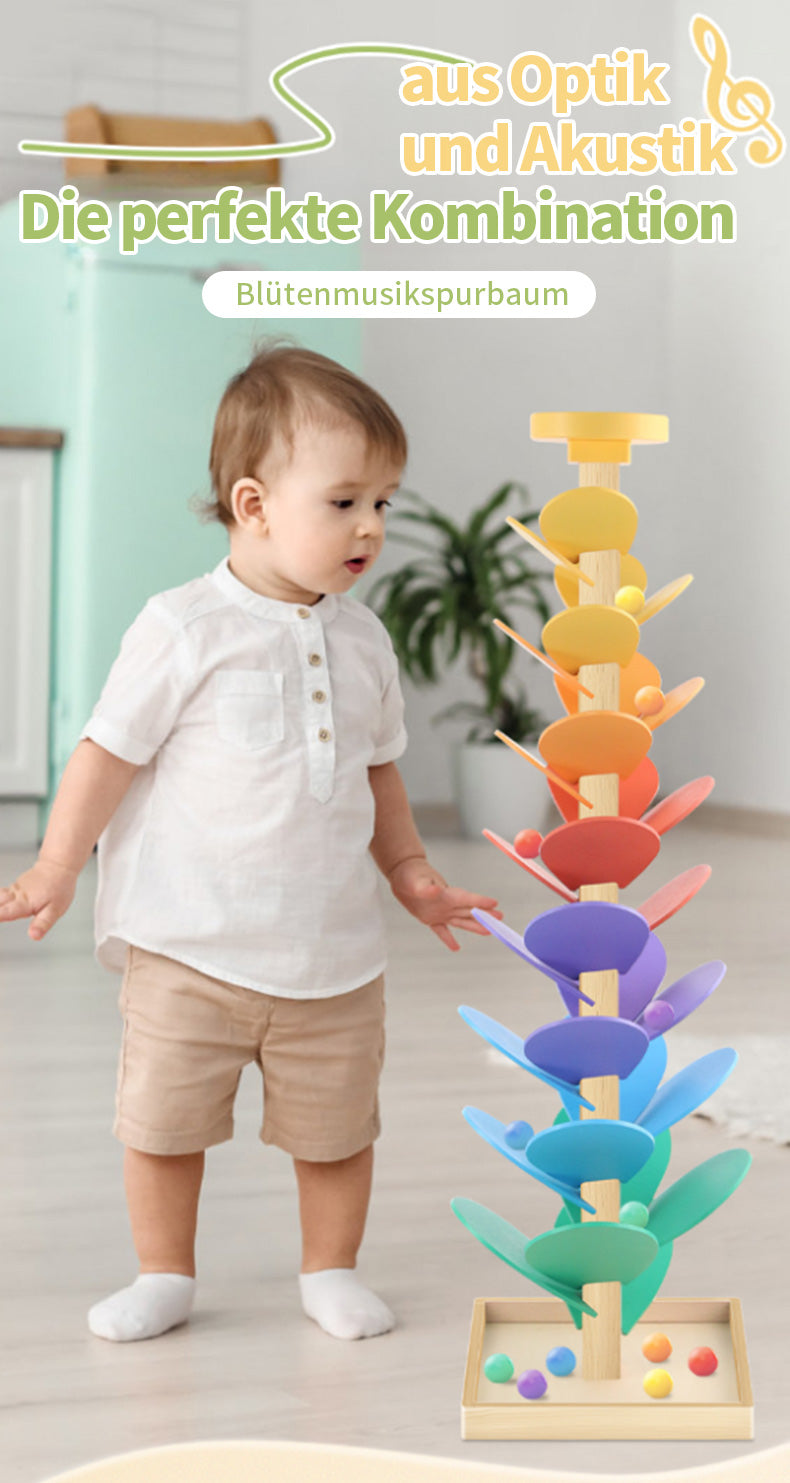Klangbaum aus Holz – Montessori Motorikspielzeug