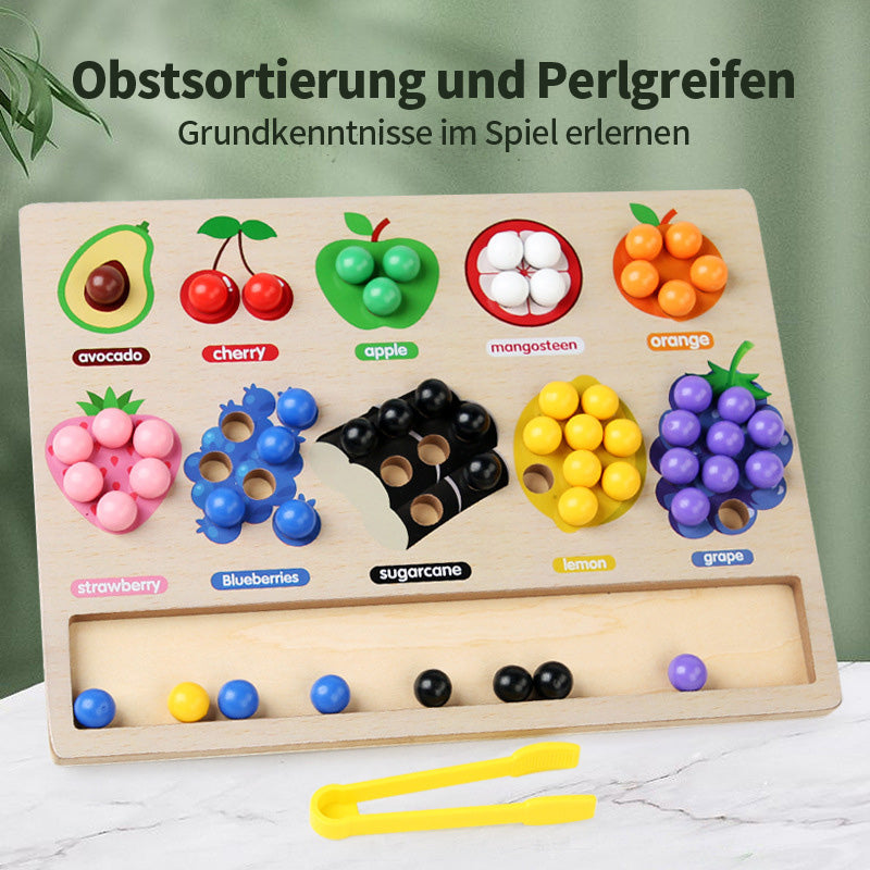 Baby Motorikspielzeug Obst Holzspielzeug