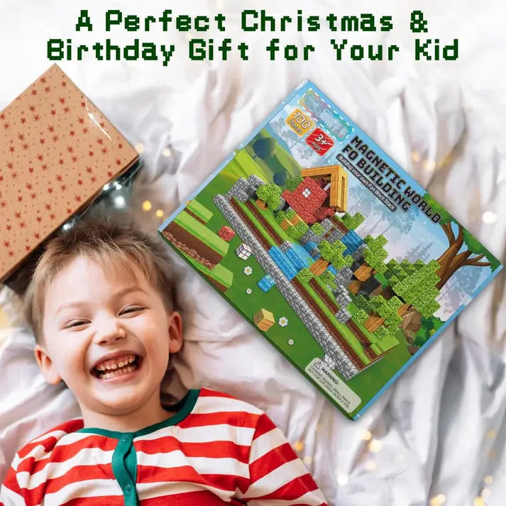 Magnetische Bausteine Montessori zum Bauen & Lernen Spileo