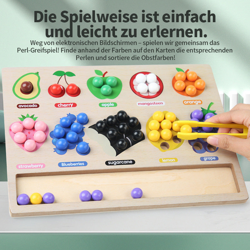 Baby Motorikspielzeug Obst Holzspielzeug