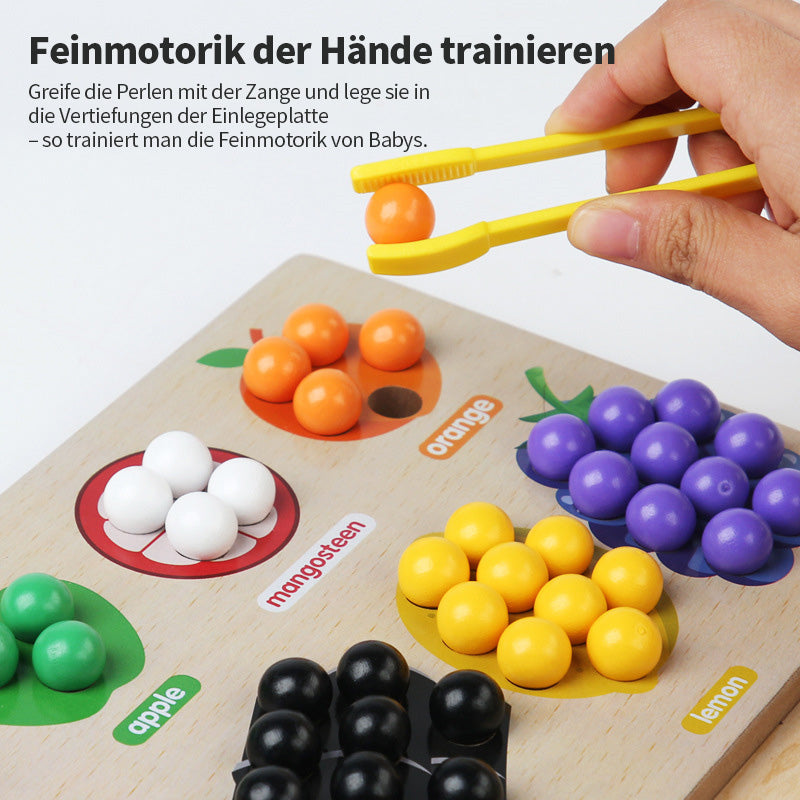 Baby Motorikspielzeug Obst Holzspielzeug
