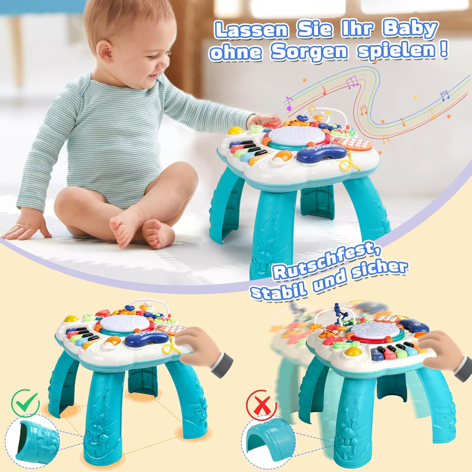 Baby Spieltisch 6 in 1 Spileo