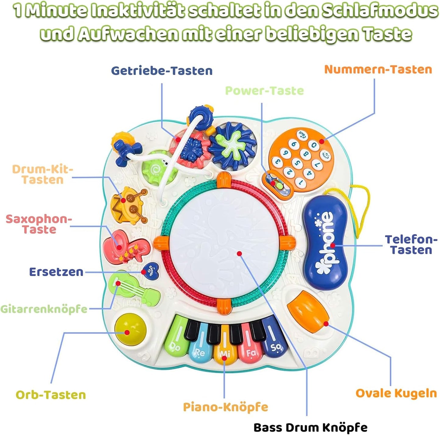 Baby Spieltisch 6 in 1