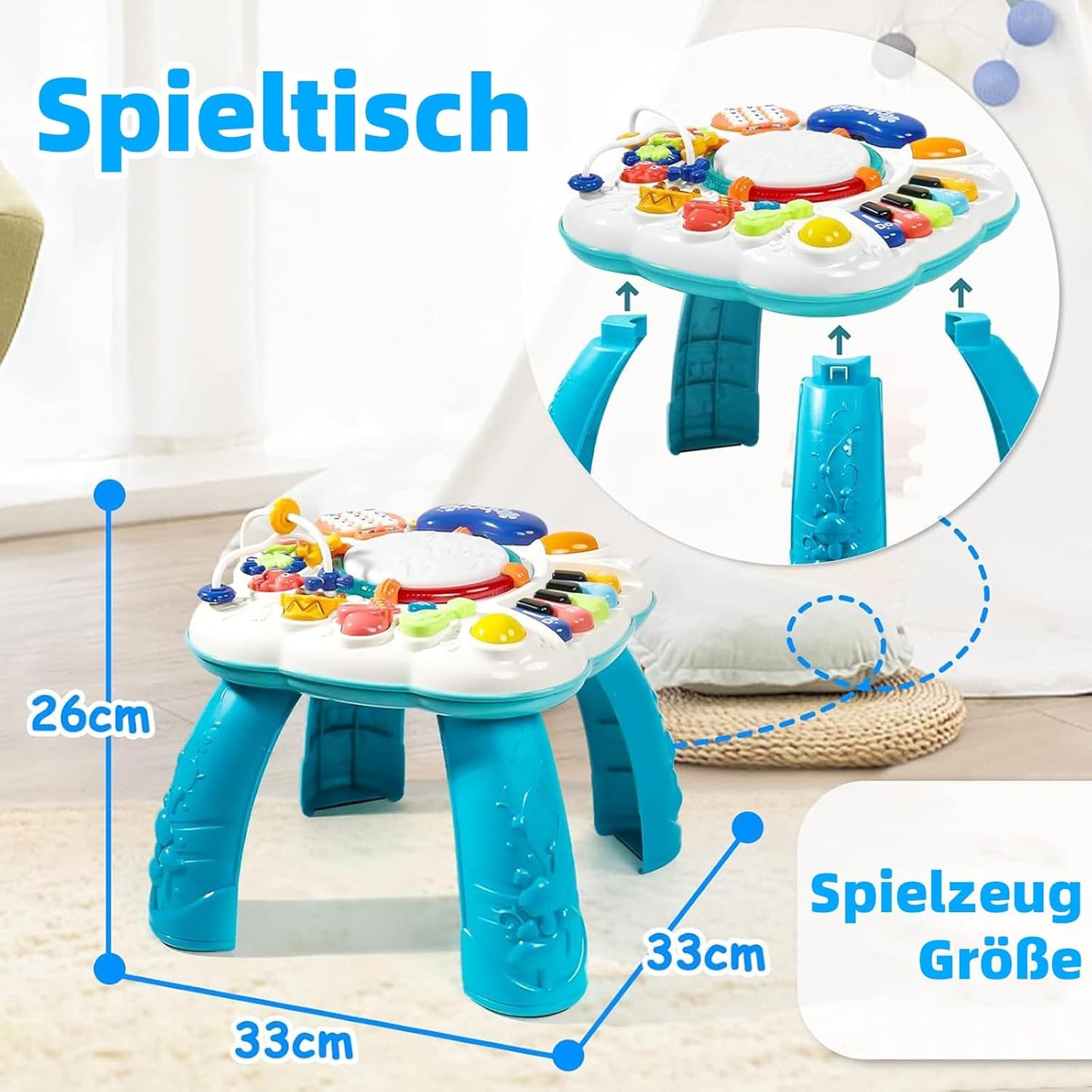 Baby Spieltisch 6 in 1 Spileo