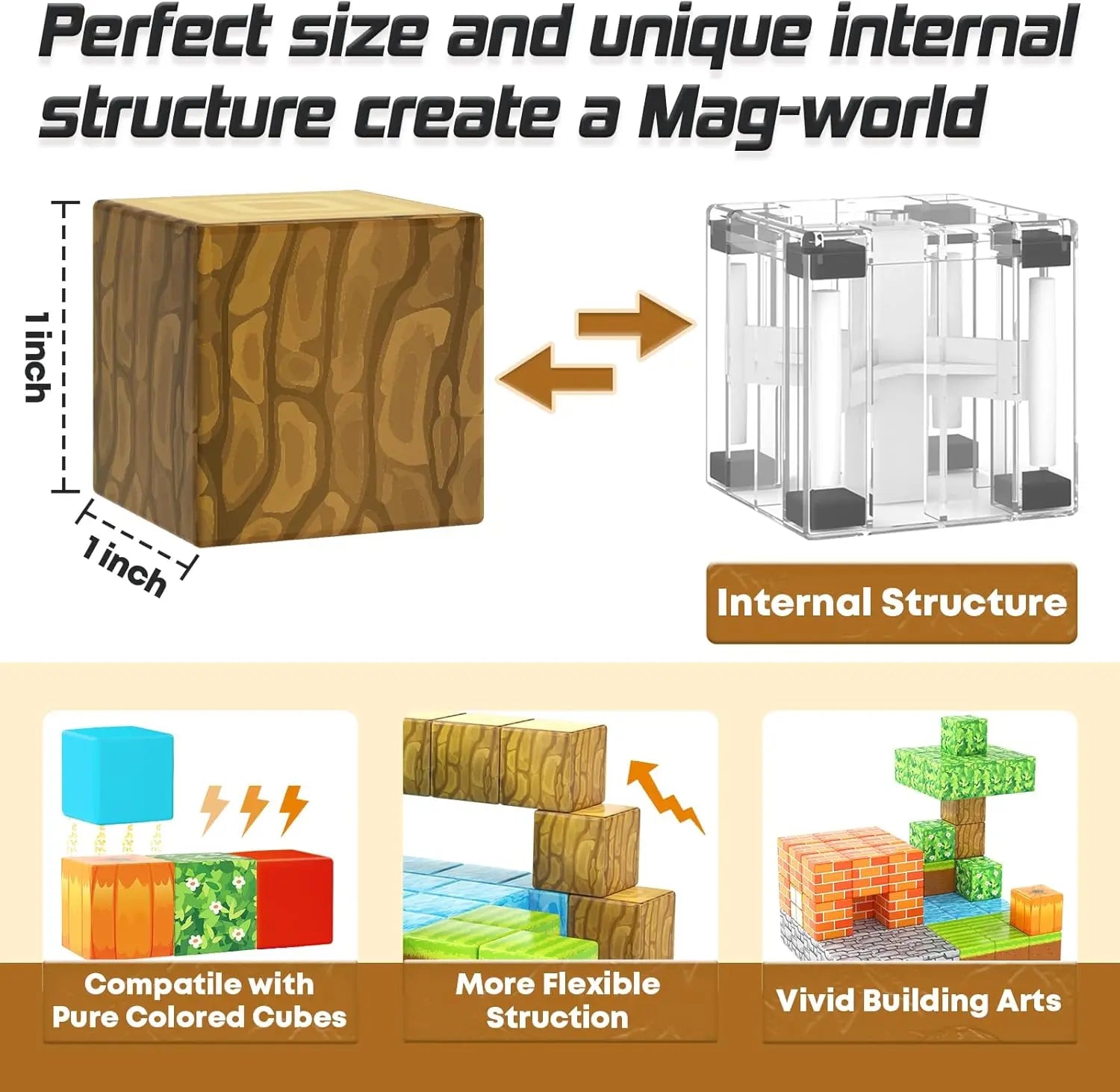 Magnetbausteine – Pumpkin Forst Magnetwelt Set für Kinder ab 3 Jahre Spileo
