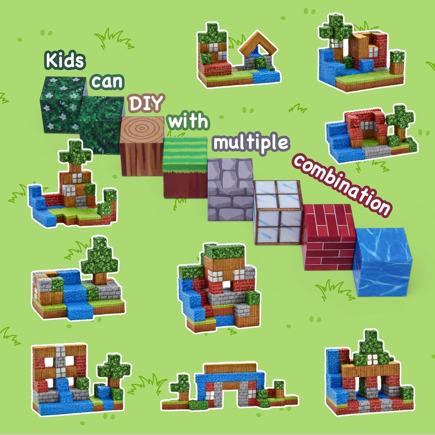 Magnetbausteine Original für Kinder ab 3 Jahren Spileo