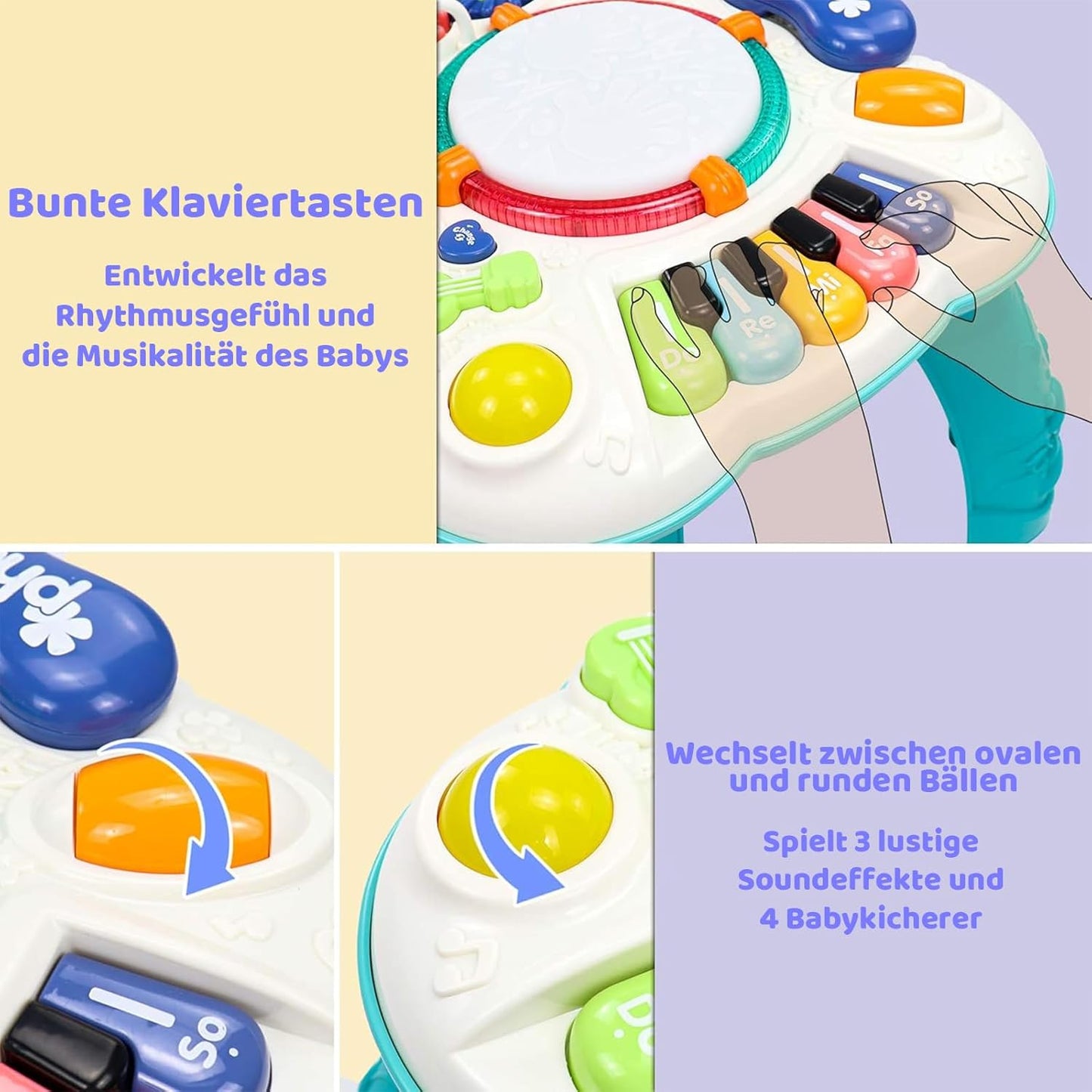Baby Spieltisch 6 in 1 Spileo
