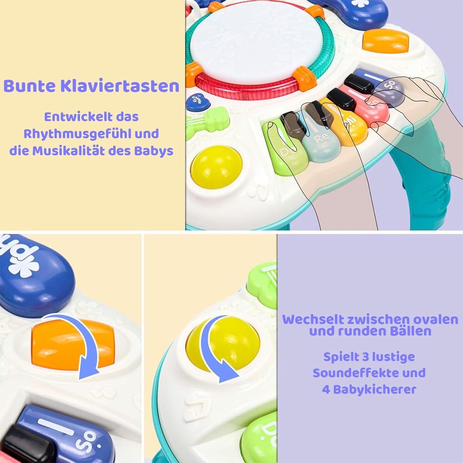 Baby Spieltisch 6 in 1 Spileo