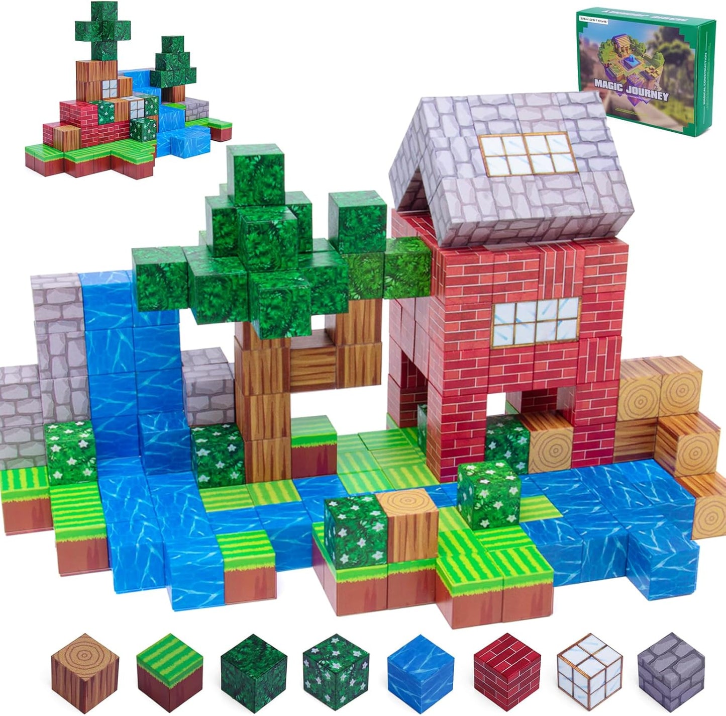 Magnetbausteine Original für Kinder ab 3 Jahren Spileo