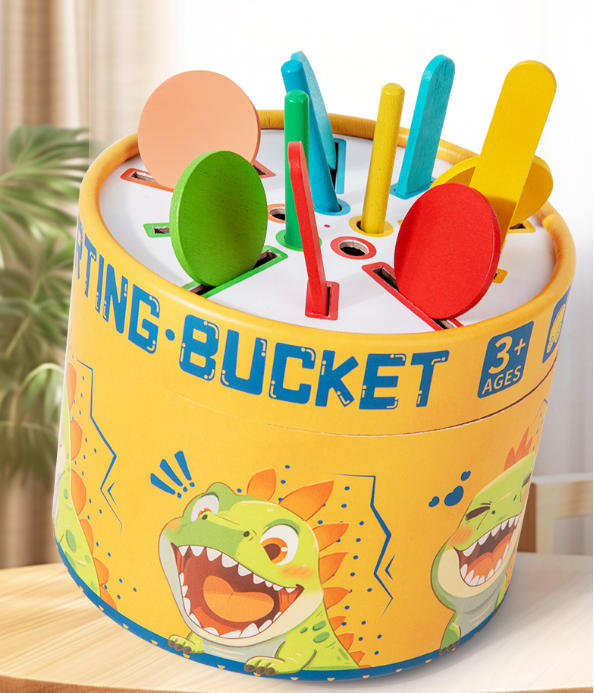 Farben-Zuordnungsspiel aus Holz – Pädagogisches Sortierspiel für Kinder ab 3 Jahren, ideal für Zuhause, Kindergarten, Reisen und Geburtstage