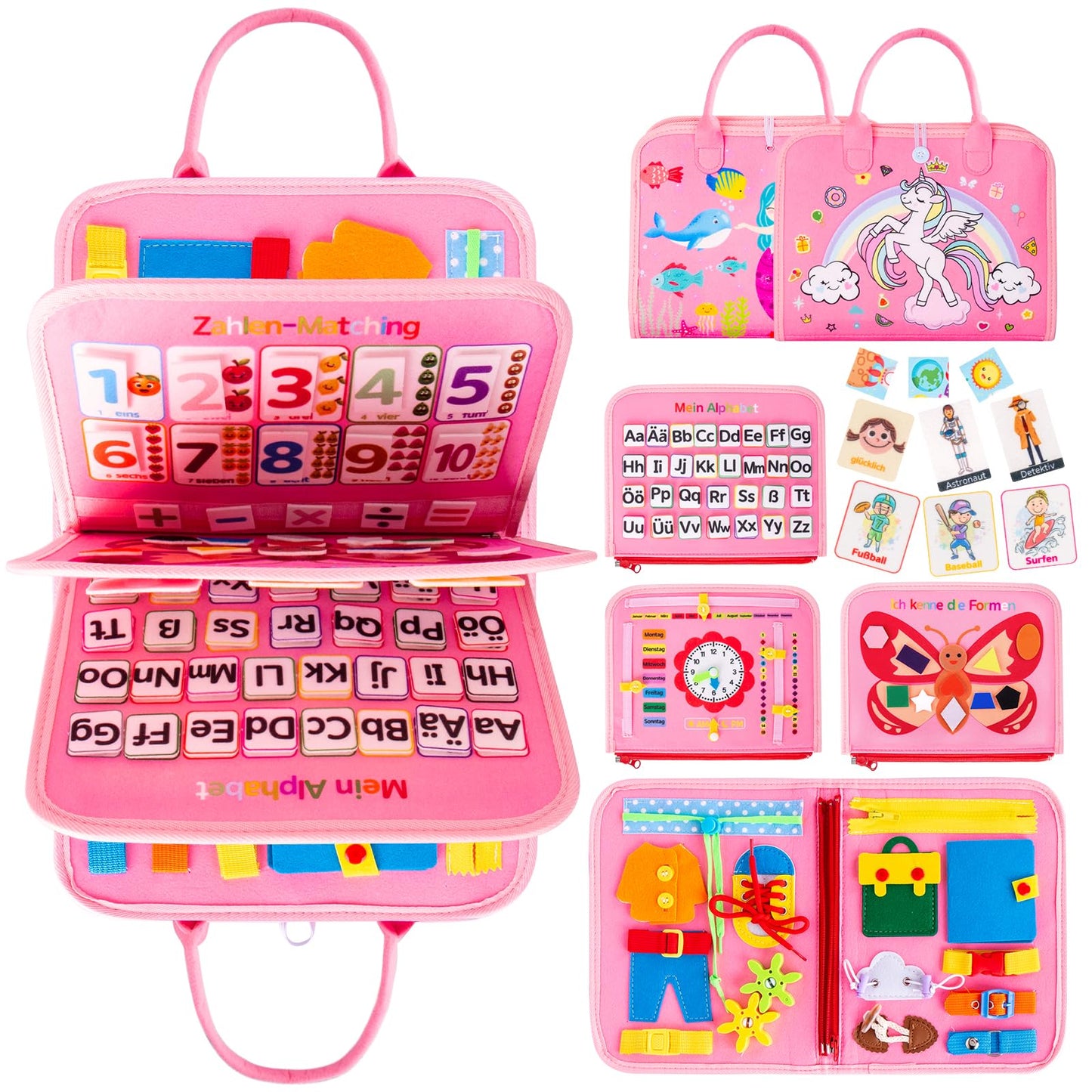 Busy Board Montessori Spielzeug ab 1–5 Jahre Spileo