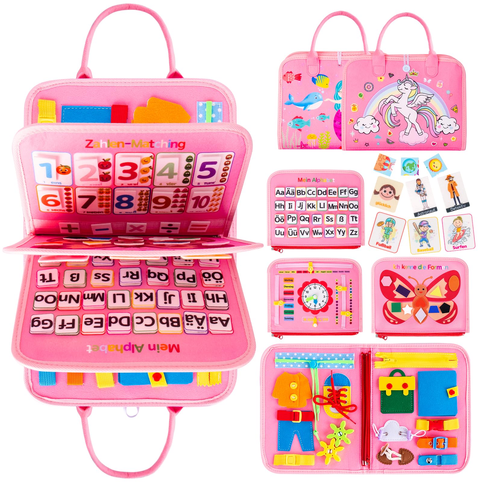 Busy Board Montessori Spielzeug ab 1–5 Jahre Spileo