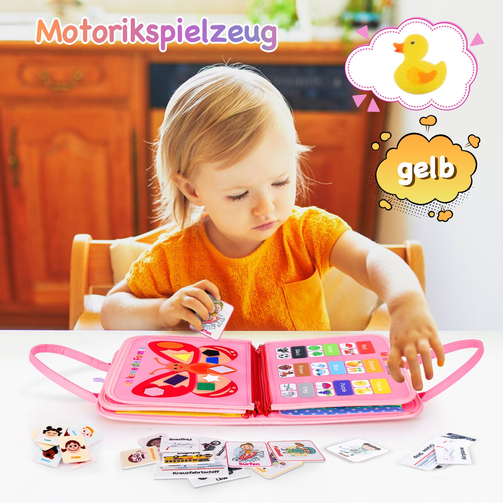 Busy Board Montessori Spielzeug ab 1–5 Jahre Spileo