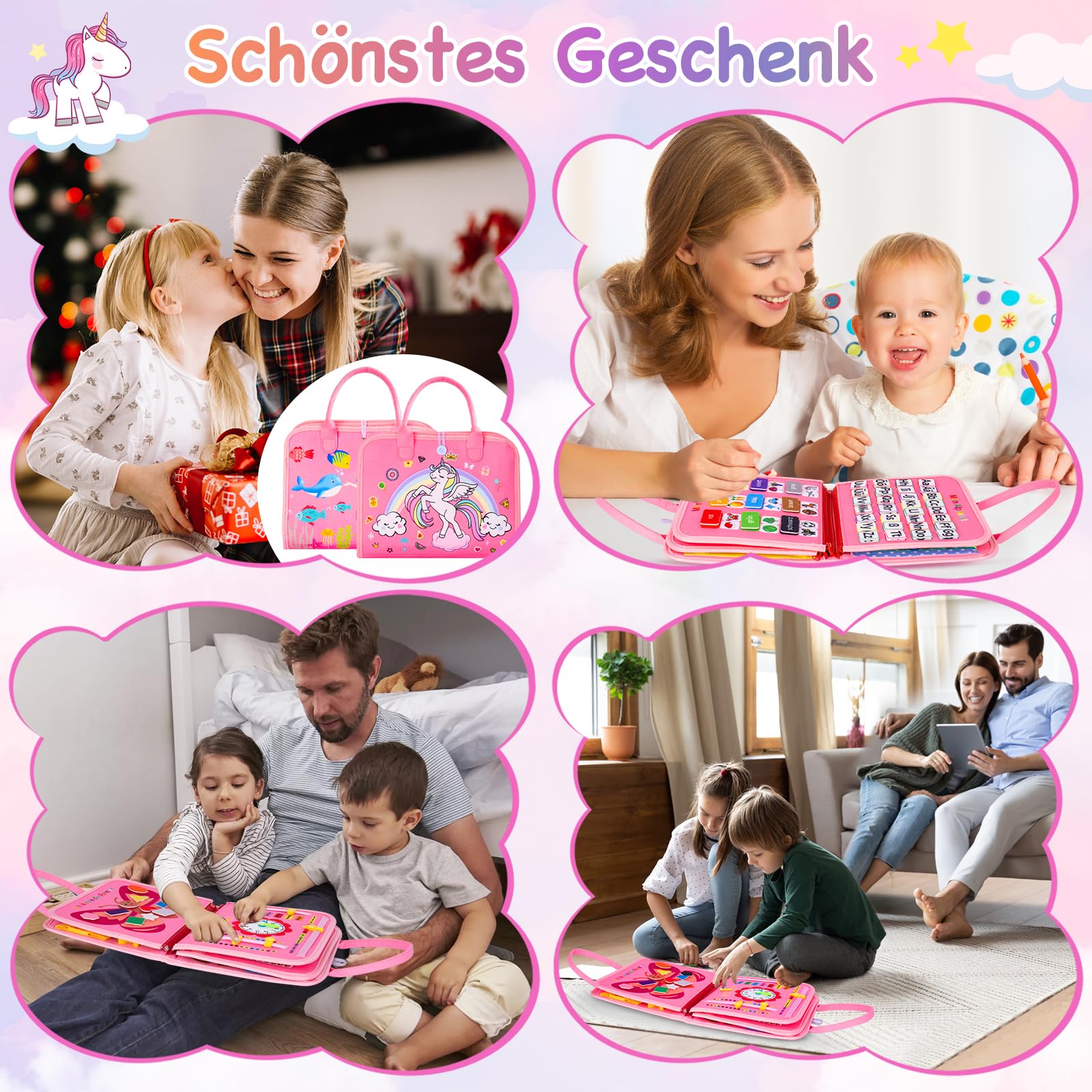 Busy Board Montessori Spielzeug ab 1–5 Jahre Spileo