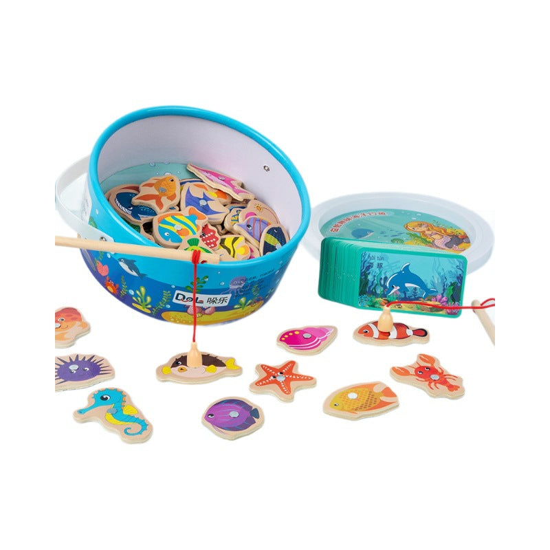 Montessori Fishing Game for Toddlers – Educational Toy for Ages 1+