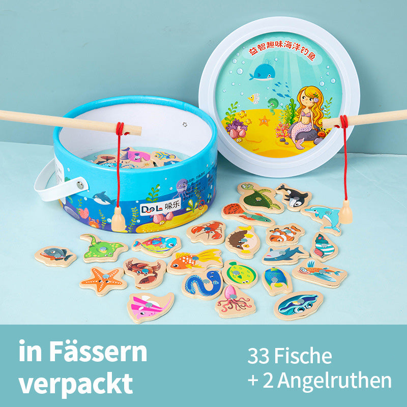 Montessori Fishing Game for Toddlers – Educational Toy for Ages 1+