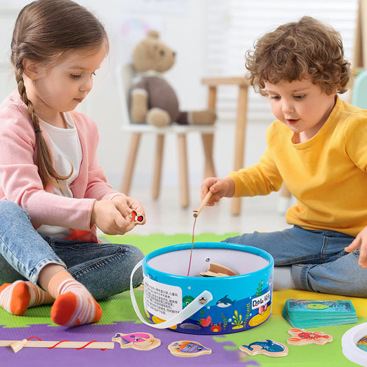 Montessori Fishing Game for Toddlers – Educational Toy for Ages 1+