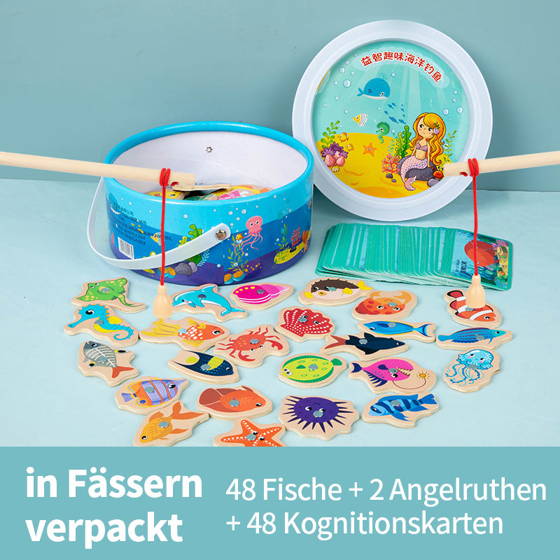 Montessori Fishing Game for Toddlers – Educational Toy for Ages 1+