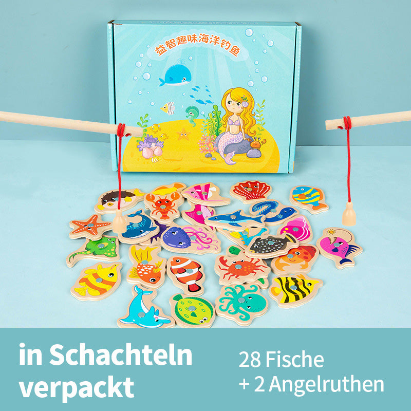 Montessori Fishing Game for Toddlers – Educational Toy for Ages 1+