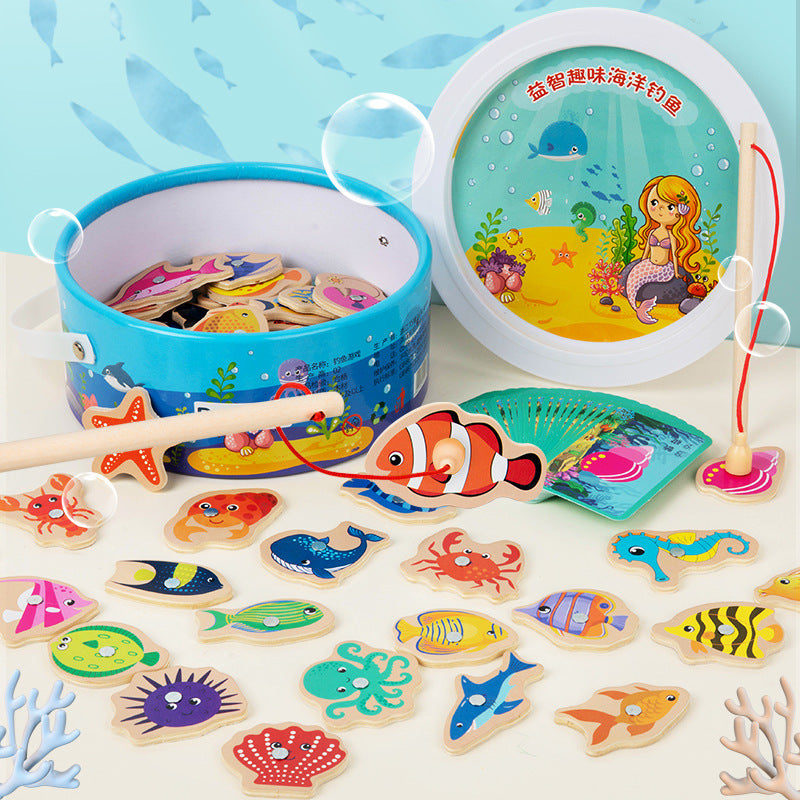 Montessori Fishing Game for Toddlers – Educational Toy for Ages 1+