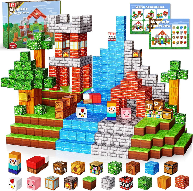 Magnetische Bausteine für Kinder