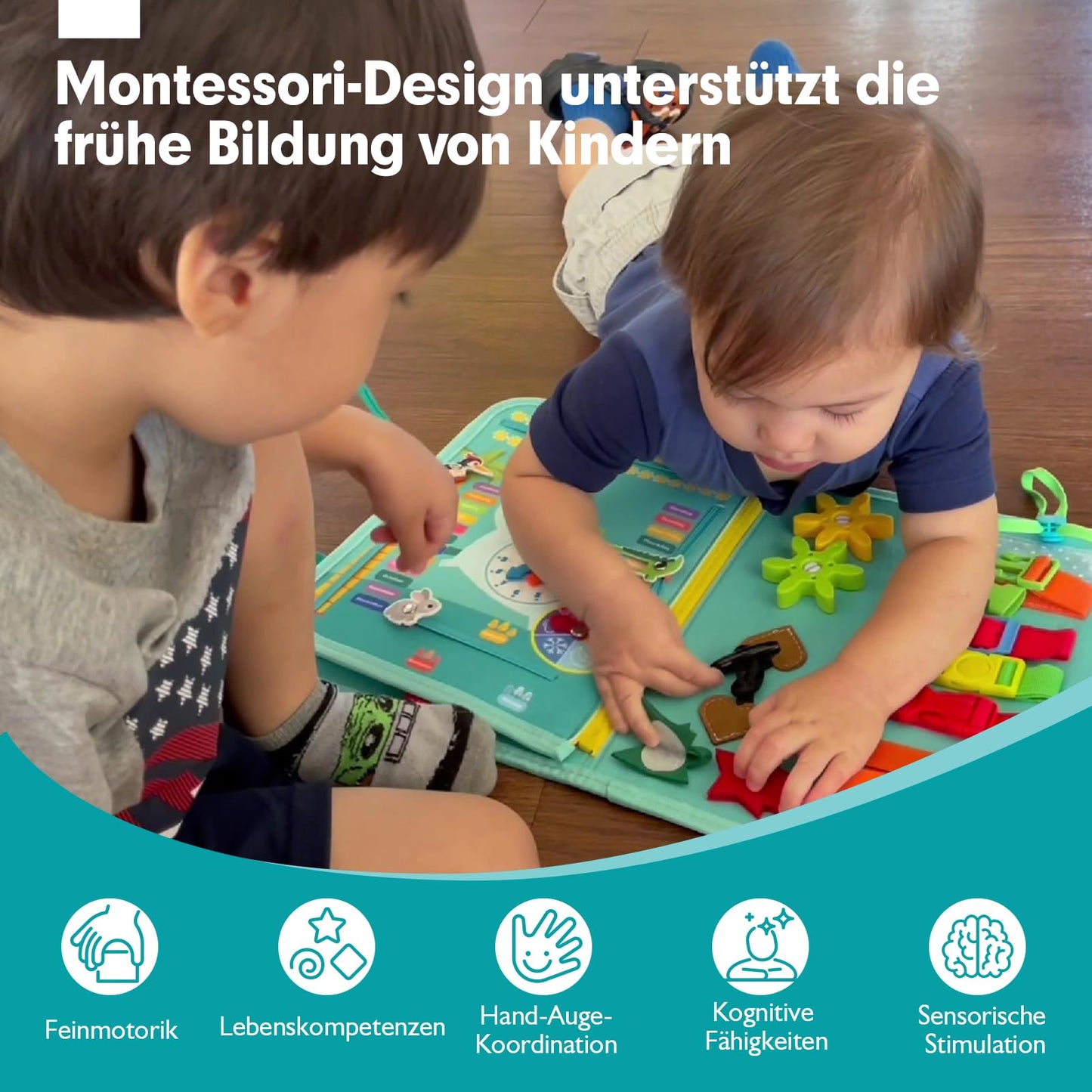 Montessori Spielzeug mit 9-in-1 Aktivitäten Spileo