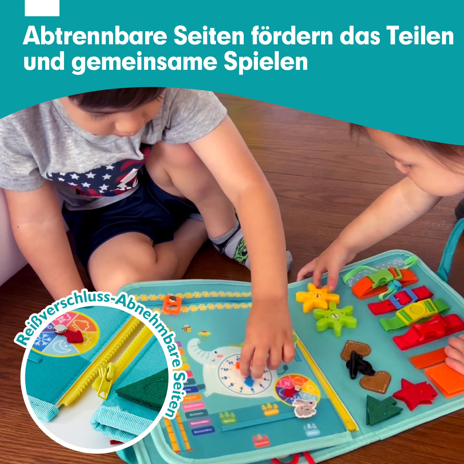 Montessori Spielzeug mit 9-in-1 Aktivitäten Spileo