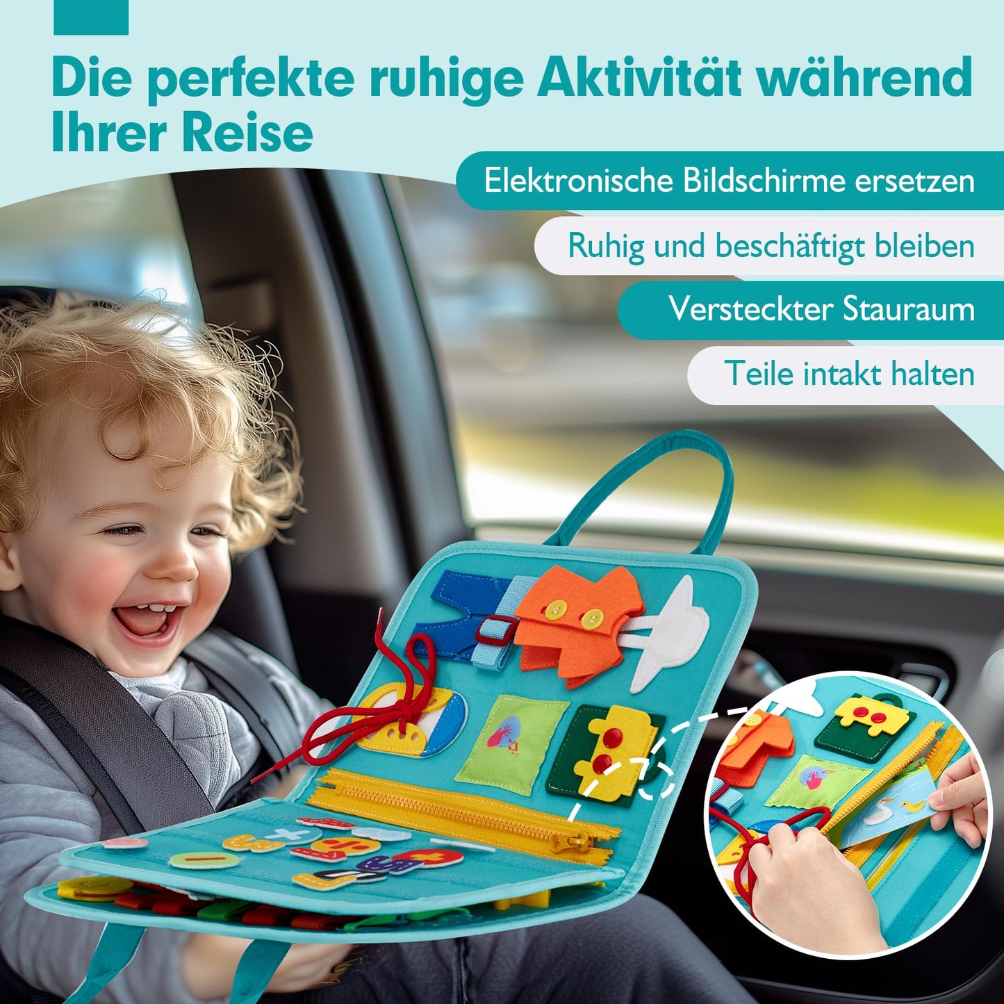 Montessori Spielzeug mit 9-in-1 Aktivitäten Spileo