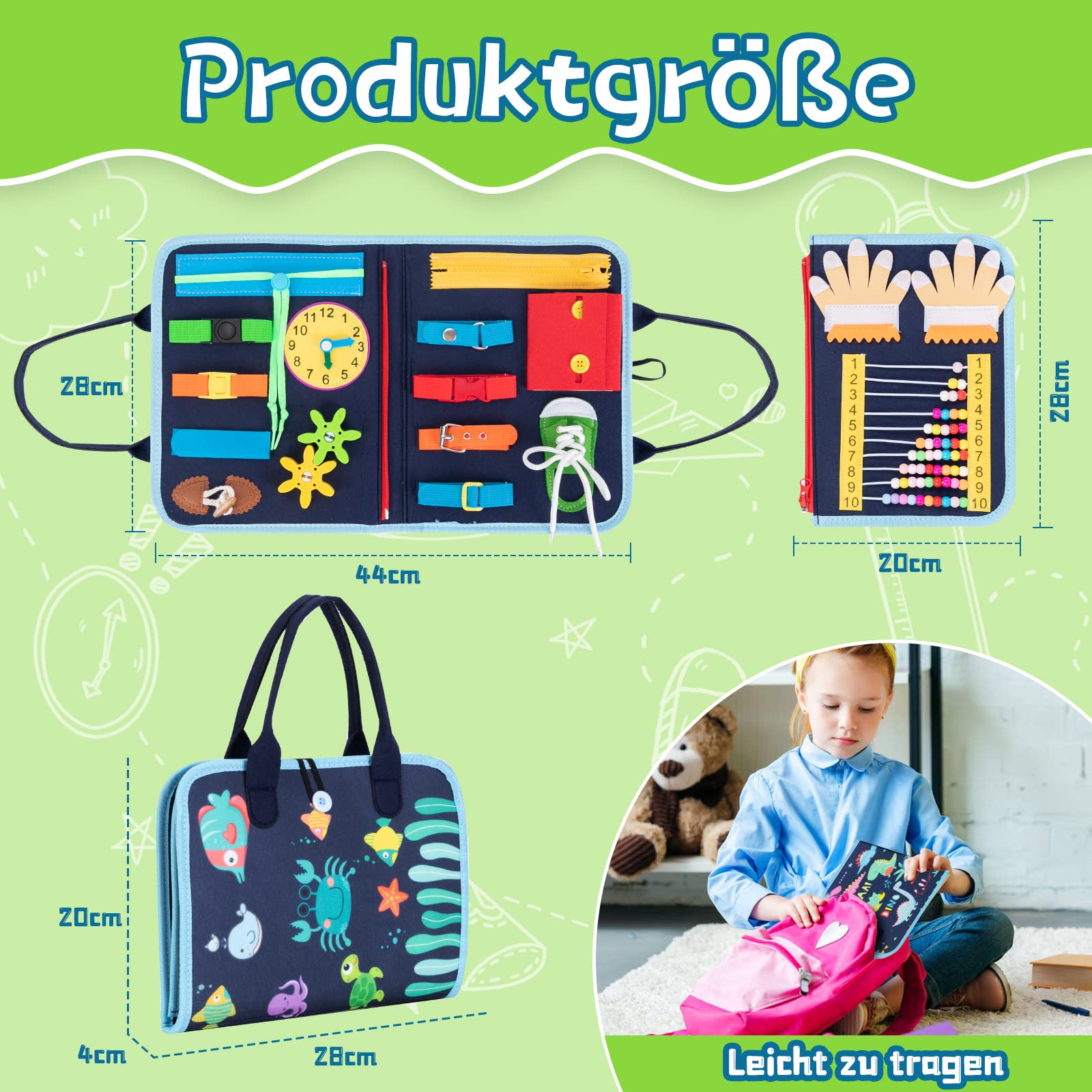 Busy Board Montessori Spielzeug ab 1 Spileo