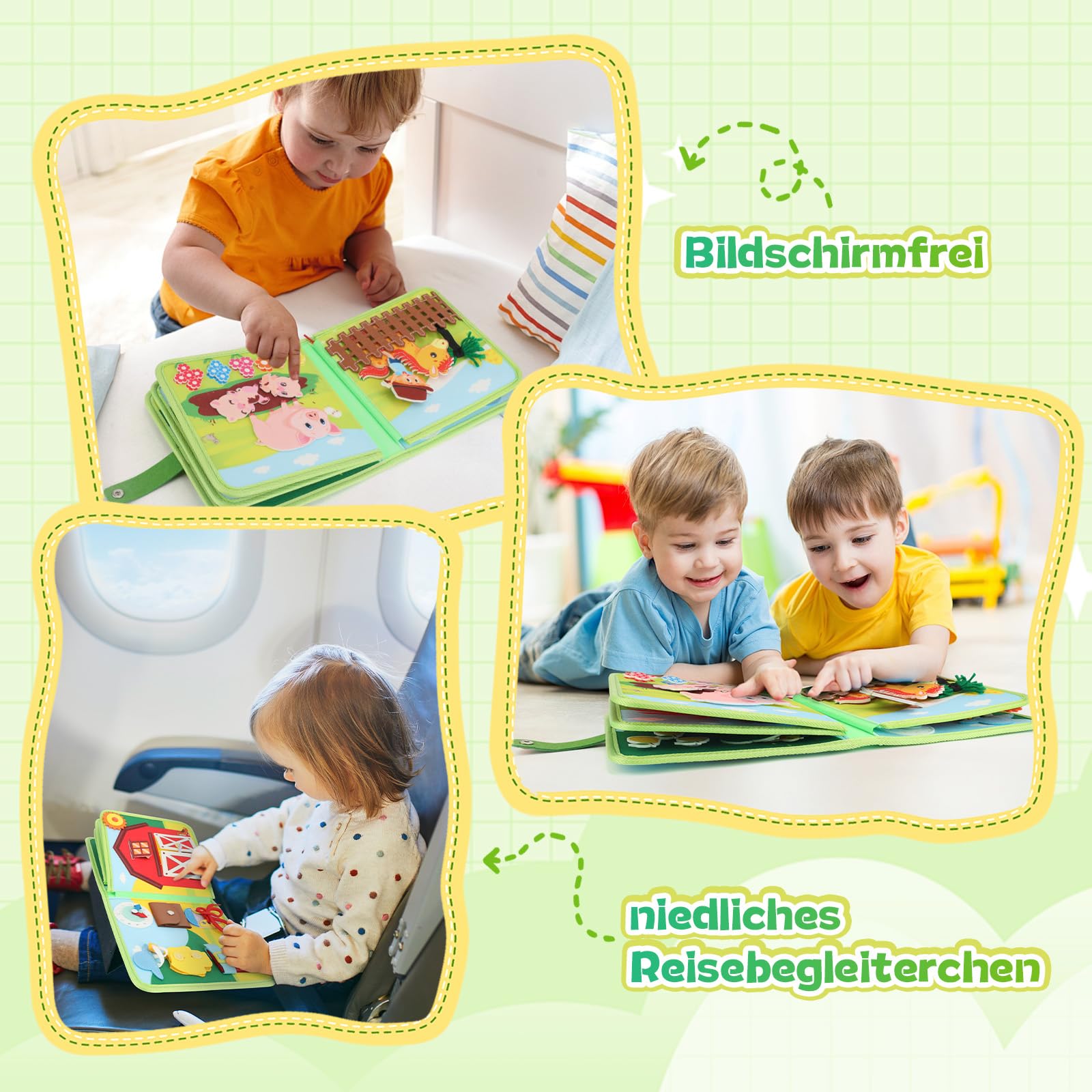 Busy Board Montessori Spielzeug ab 1 Jahr Spileo