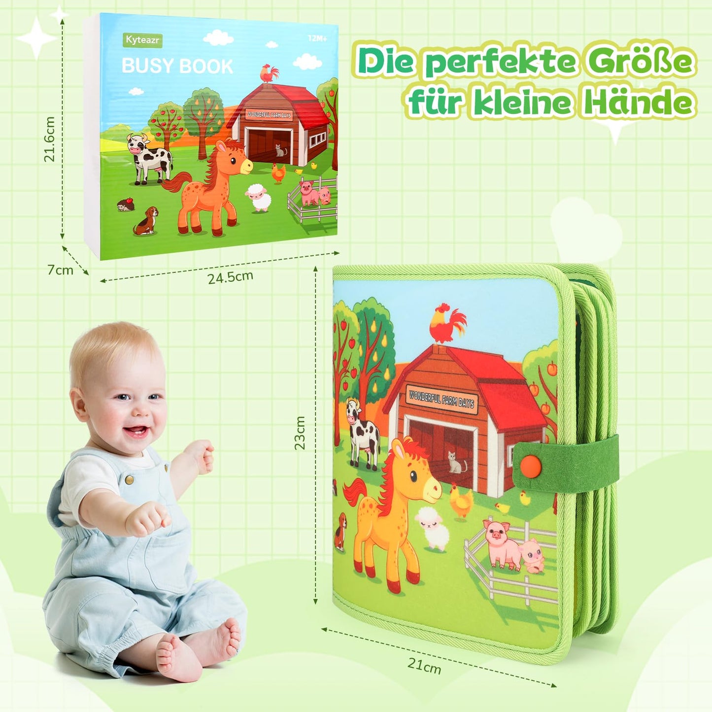 Busy Board Montessori Spielzeug ab 1 Jahr Spileo