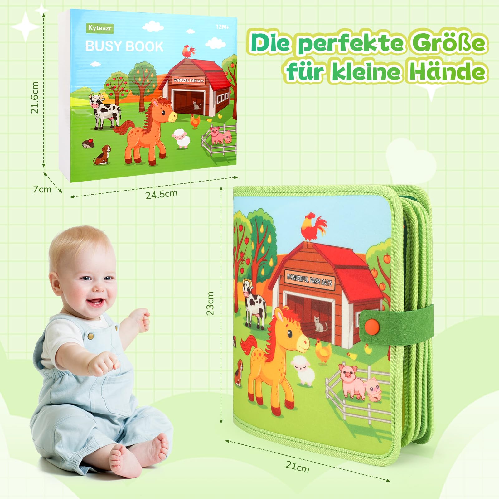 Busy Board Montessori Spielzeug ab 1 Jahr Spileo