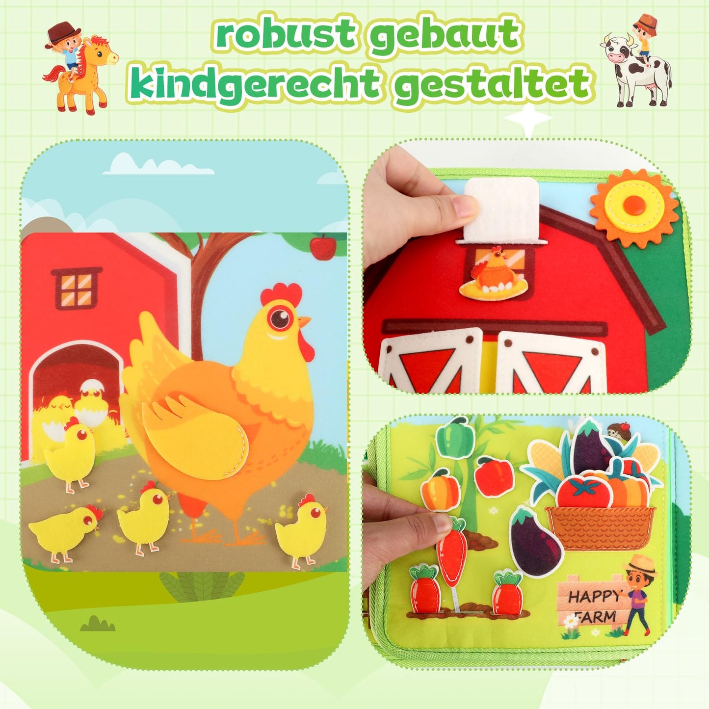 Busy Board Montessori Spielzeug ab 1 Jahr Spileo