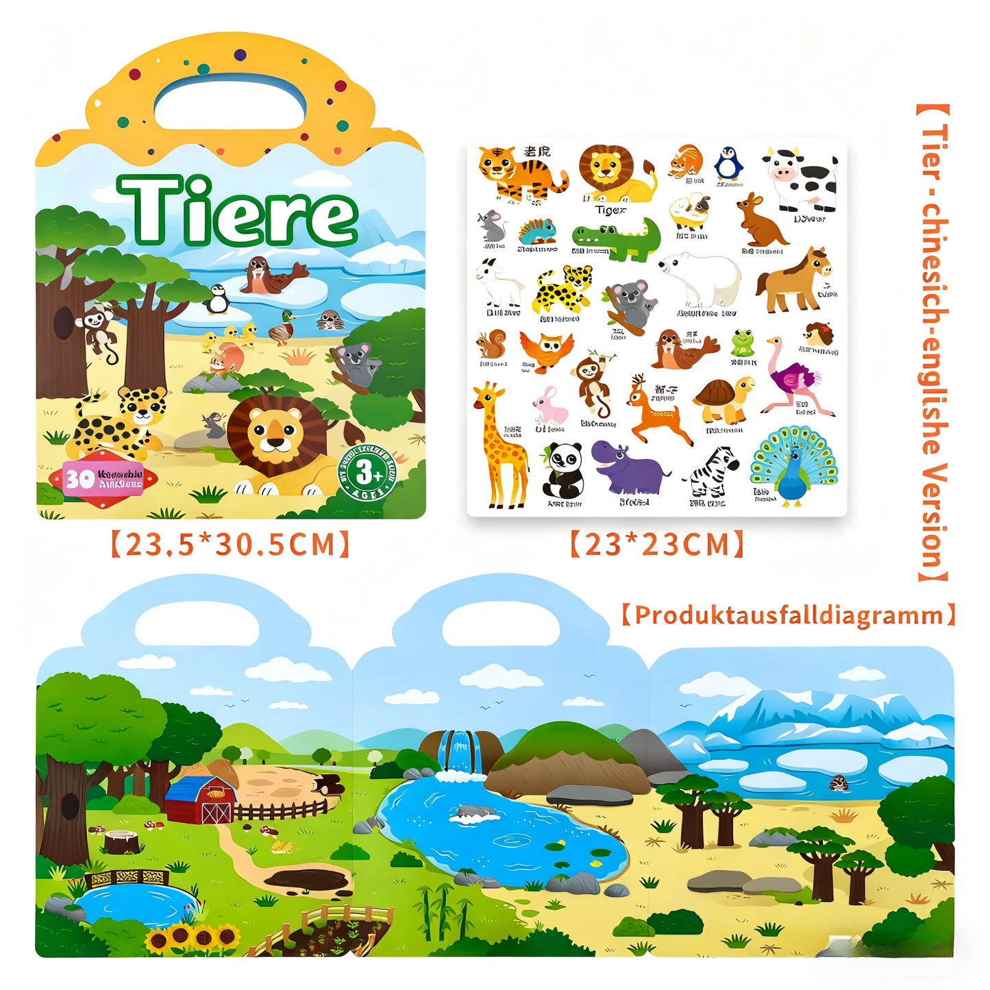 Magnetic building blocks for children