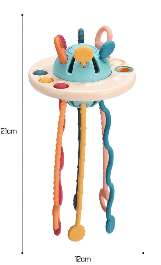 Montessori Sensorik-Spielzeug aus Silikon – Feinmotorik & Sinnesförderung für Kleinkinder ab 18 Monaten, ideal als Reisespielzeug