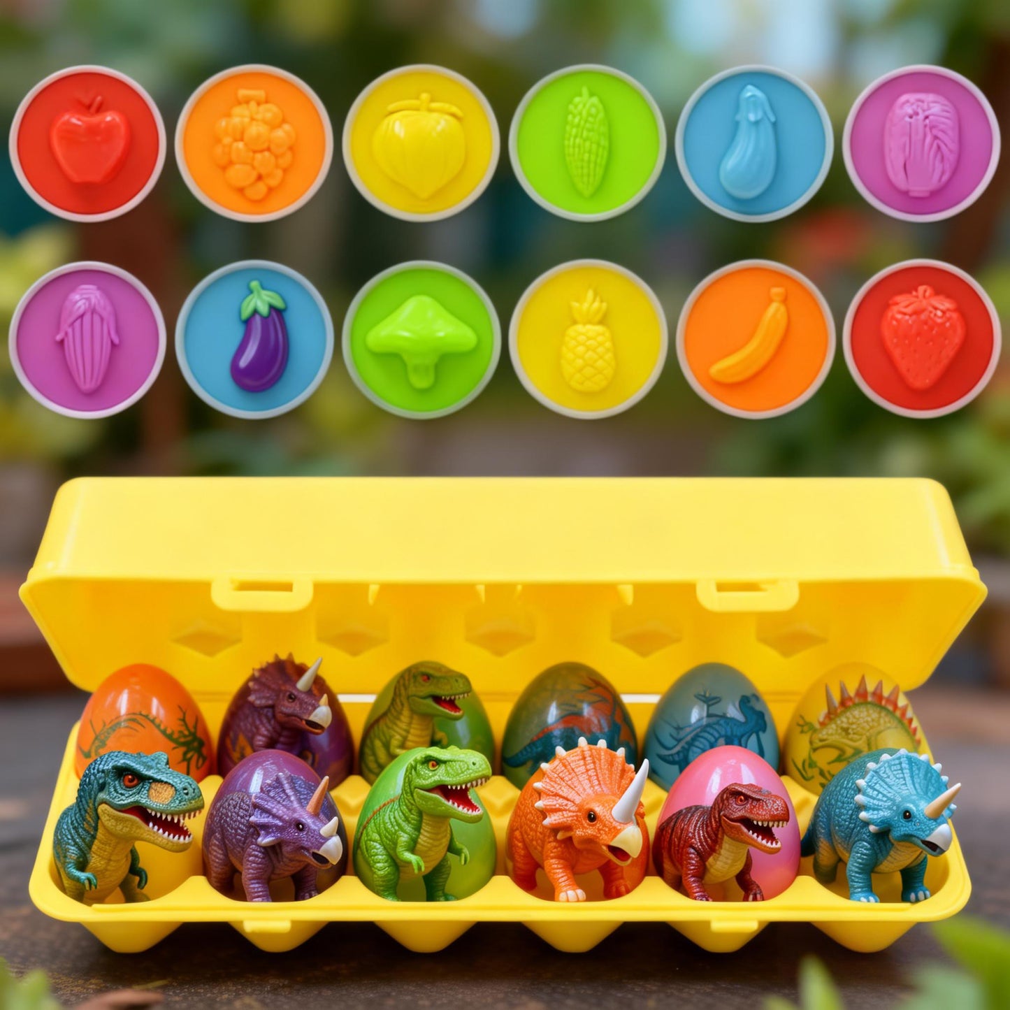 Montessori Eier Spielzeug 12PCS - Farb & Formerkennung Sortierpuzzle für Kinder ab 3 Jahren | Lernspielzeug zur Förderung von Feinmotorik, kognitiver Entwicklung und Geduld | BPA-frei & umweltfreundlich | Perfekt für Oster, Weihnachten & Kindertag - Spileo