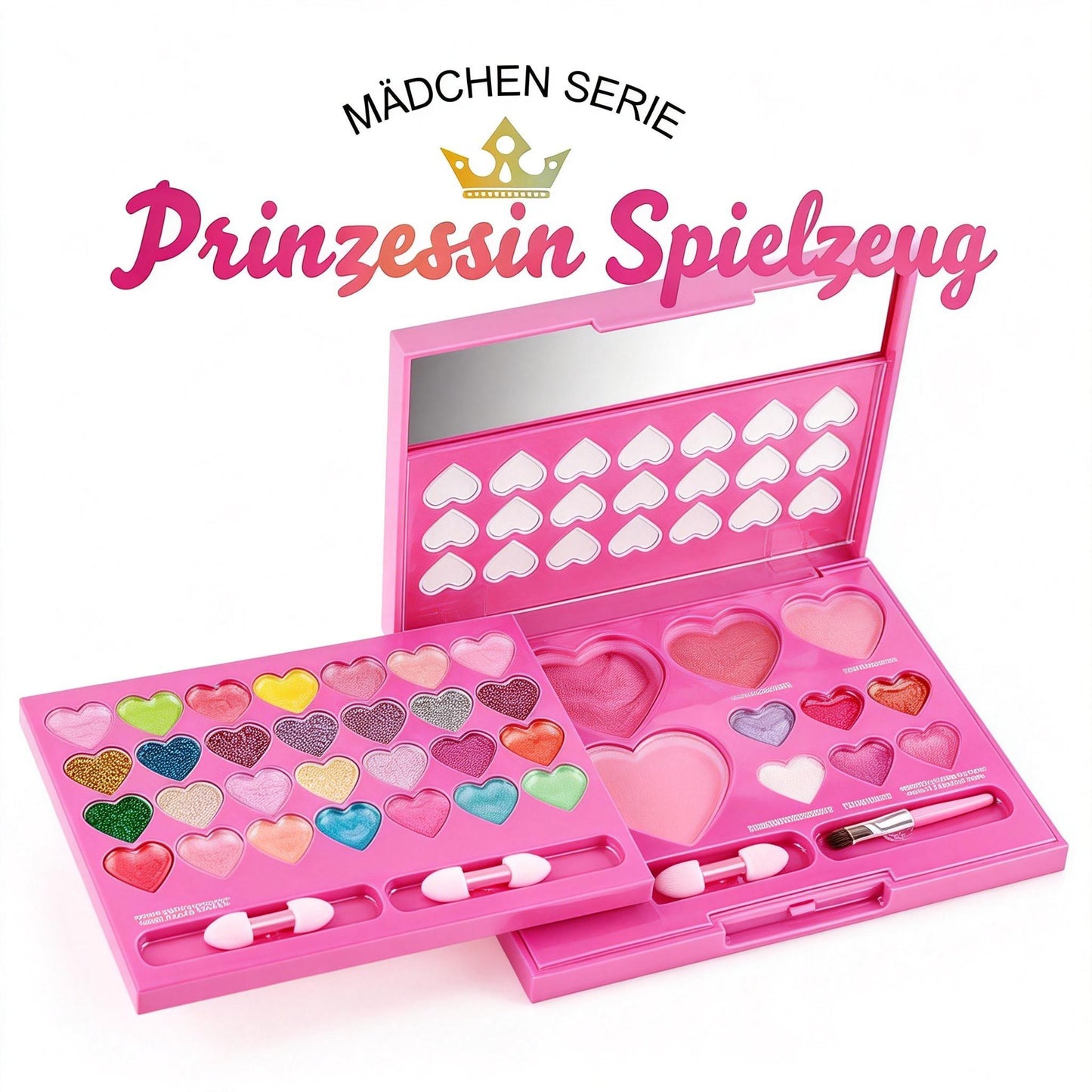 Schminkkoffer für Mädchen – Waschbares Kinder Schminkset, Spielzeug Make-up Geschenk für Kinder 3–12 Jahre - Spileo