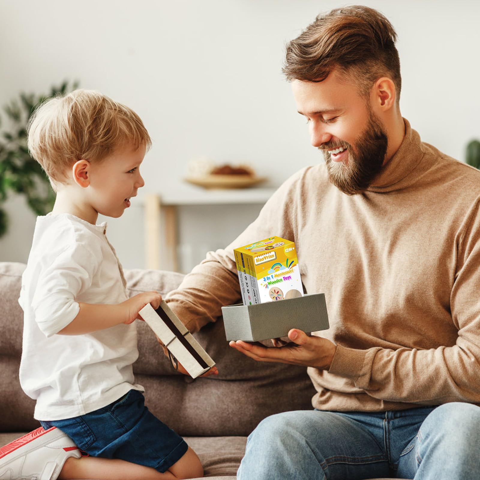 Holz Motorikspielzeug für Kleinkinder Spileo