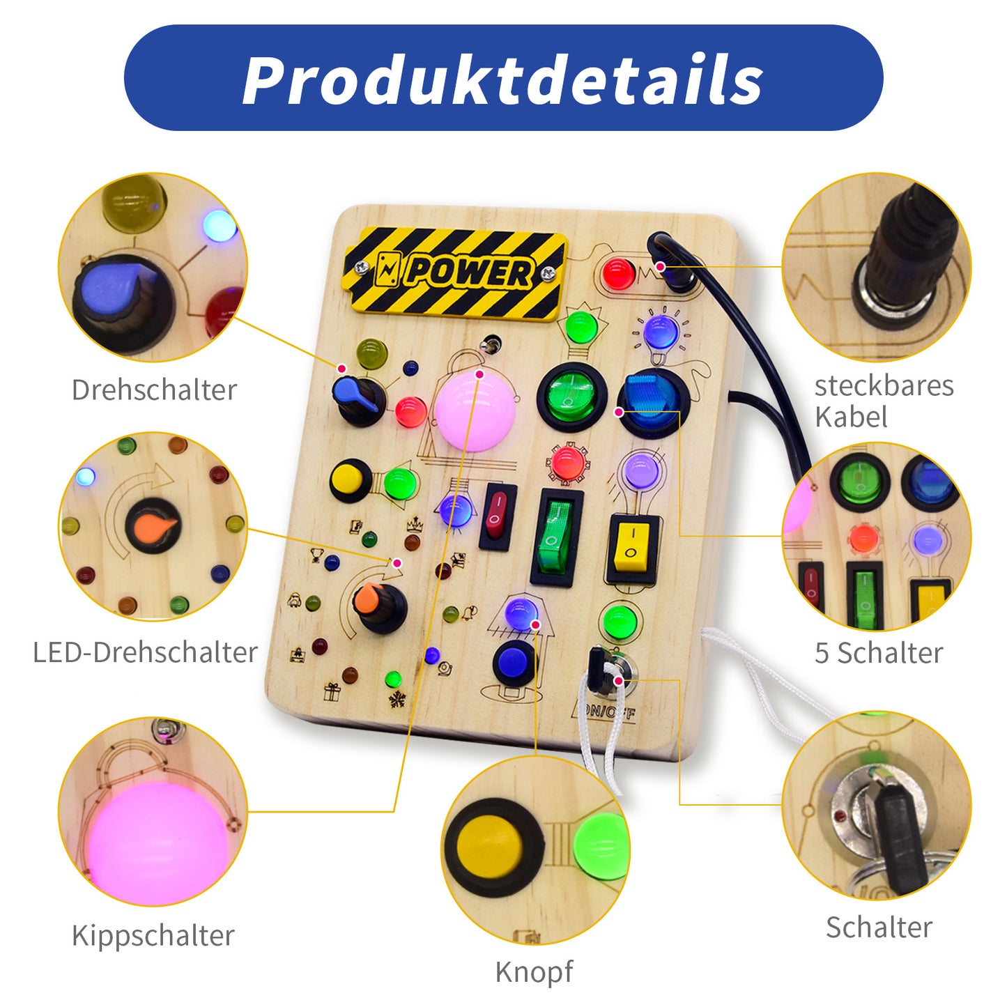 Montessori Busy Board