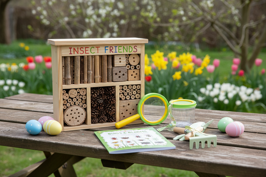 Das große Krabbeln: Insektenhotels und Garten-Entdecker-Sets als besondere Ostergeschenke - Spileo