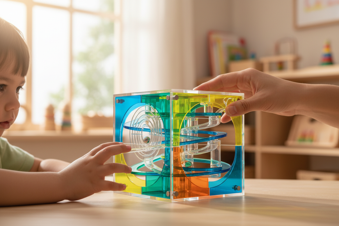 Denken in drei Dimensionen: Wie ein 3D-Labyrinth-Puzzle das Gehirn jung und alt herausfordert Spileo