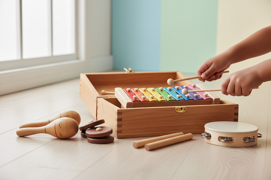 Der erste eigene Orchester-Koffer: Wie Holz-Percussion-Instrumente die musikalische Früherziehung spielerisch fördern Spileo