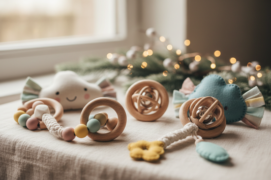 Der erste Klang der Welt: Sensorische Babyrasseln als Weihnachtsgeschenk für neugierige Entdecker Spileo
