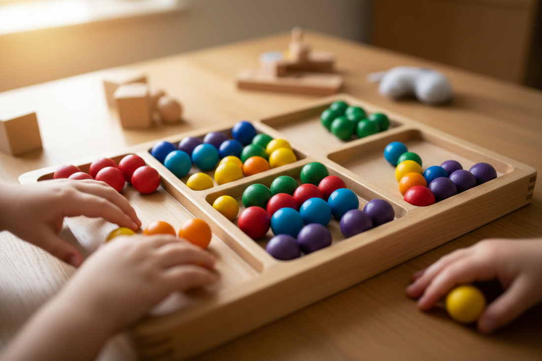 Die Welt in einer Kugel: Wie bunte Holzkugeln zum ersten mathematischen und sinnlichen Labor werden Spileo
