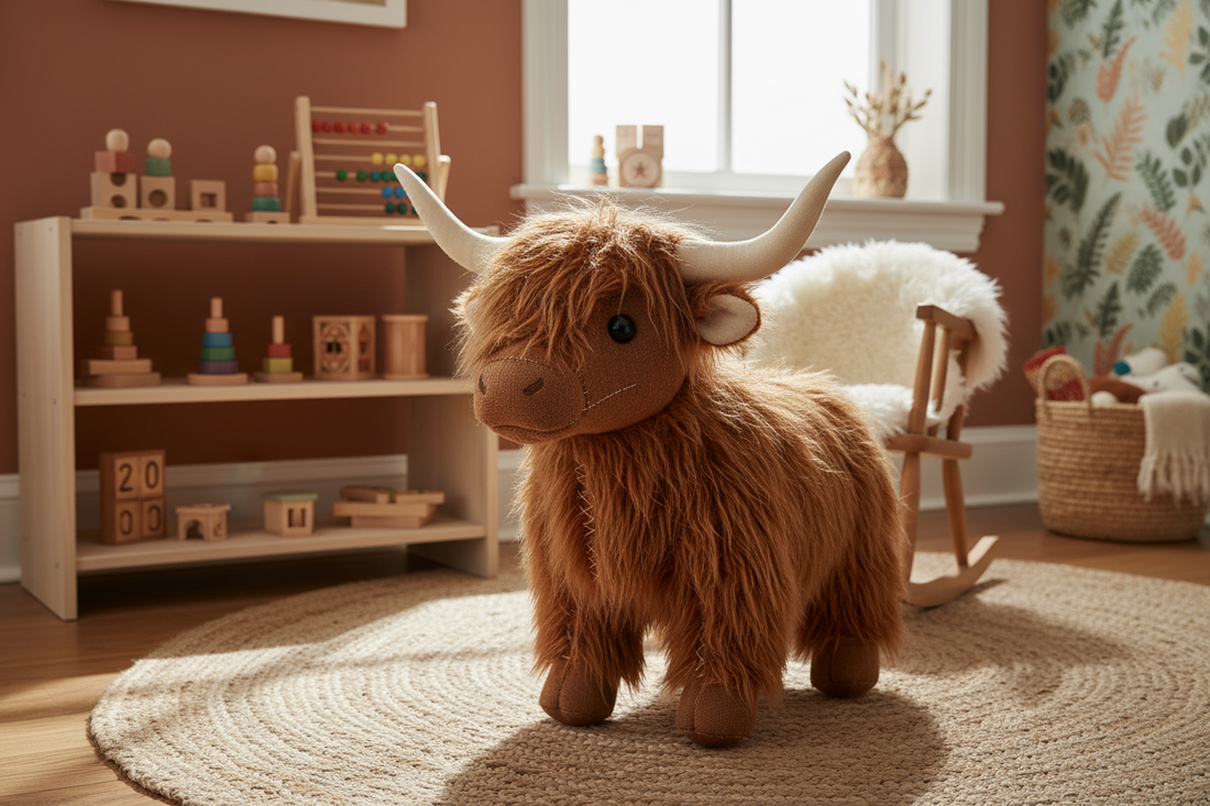 Ein Stück schottische Highlands fürs Kinderzimmer: Warum dieses nachhaltige Hochlandrind mehr ist als ein Kuscheltier Spileo