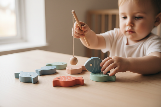 Erste Angel-Erfolge für kleine Hände: Wie das Montessori-Angelspiel Babys Motorik und Konzentration begeistert Spileo