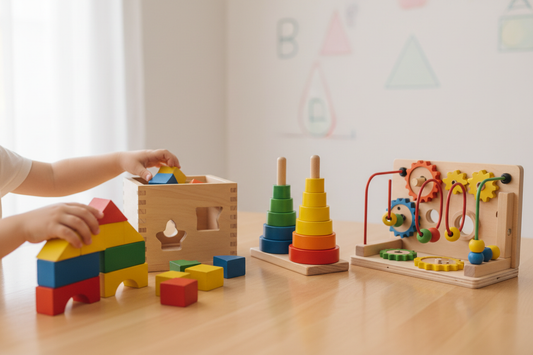 Förderung von Entwicklung und Lernfähigkeiten mit Montessori Holzspielzeug
