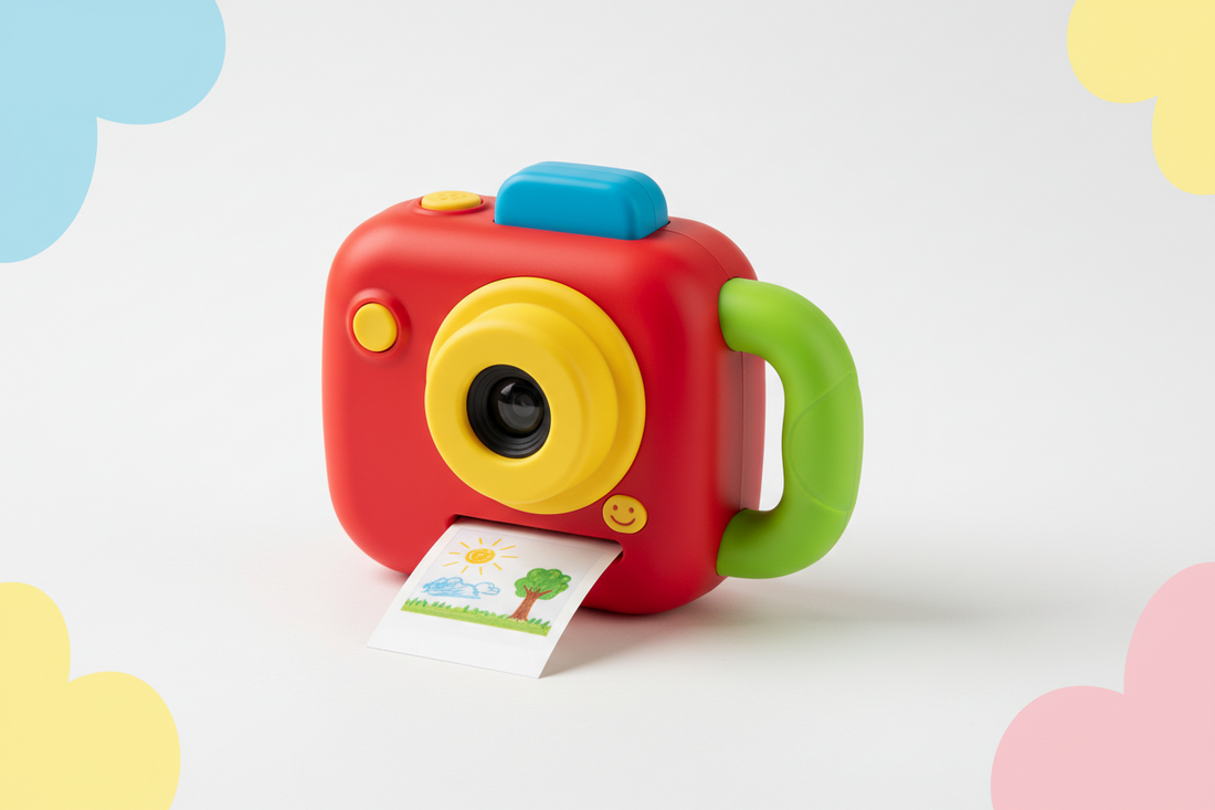 Kinderkamera mit Sofortdruck – Die kreative Einstiegskamera für kleine Fotografen ab 3 Jahren Spileo