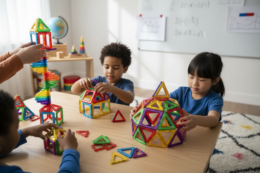 Magnetische Bausteine für Kinder – Kreativität und MINT-Lernen spielerisch verbinden