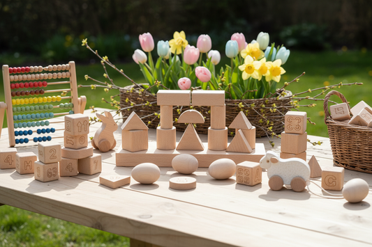 Nachhaltige Ostern: Holzspielzeug statt Plastik-Eier